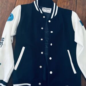Black and White Varsity Jacket
